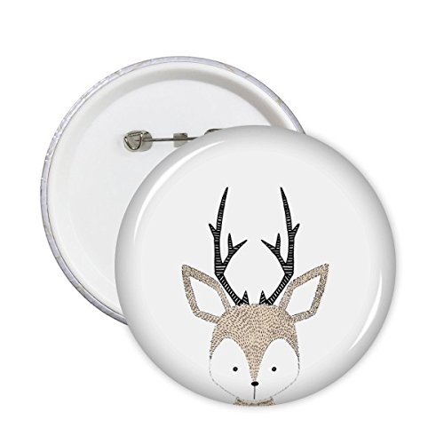 Badge cerf DIYthinker lot de 5 pièces XL idée cadeau créatif