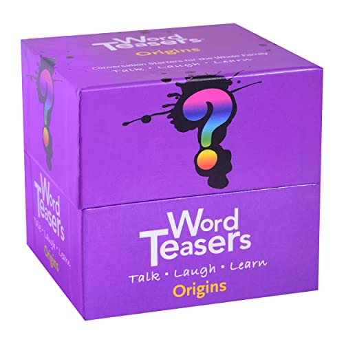 Image of WORD TEASERS Origins - Vocabulary Game for Kids 10+ - Fun Family Conversation Starters - Literacy Game & Vocabulary Builder for Middle School - 150 Flash Cards