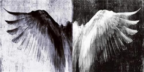 Peinture Diamant Adulte pour Décoration Murale Salon XXL Ailes Mystiques