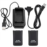 360 Controller Battery,For 360 Rechargeable Battery Pack 4800mah Replacement Battery Pack for 360,with Charging Cable,Charging Base