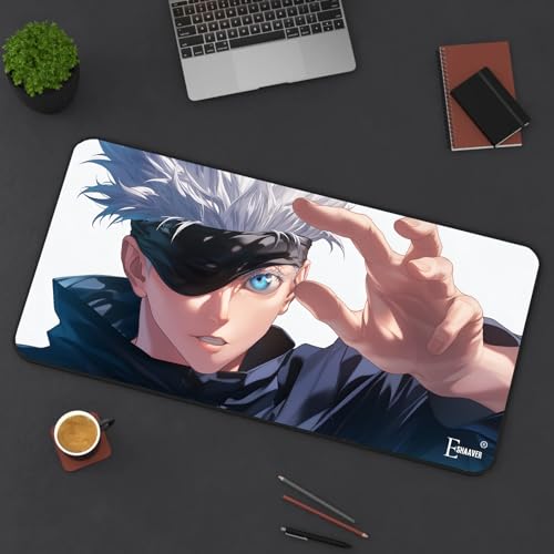 Image of Anime fearturing Large Gaming Mouse Pad, Extended Desktop Mat, 58 x 28 cm (DS 20)