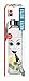 Produktbild Marabu 0123000000104 - Porcelain & Glas Painter, Water Bottle, Set mit Glaswasserflasche 500 ml + 2 Porzellan- und Glasmalstifte mit Strichstärke 1 - 2 mm petrol und schwarz
