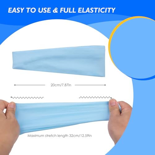 Image of Sports Headbands for Kids, 5 Pack Moisture Wicking Sweatbands for Footable Soccer Baseball Running for Boys and Girls 5-15 Years Old