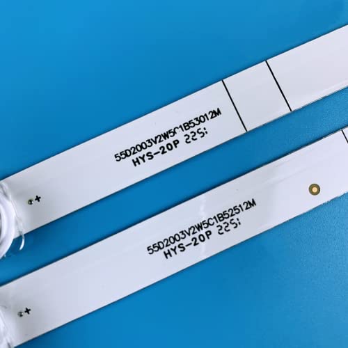 PANMILED 8 Pieces LED Backlight Strips for Hisense 55” TV 55R6000FM 55H6F 55R7F 55H6510G JL.D550A1330-003AS-M_V02 CRH-BX55V1U713030T04108CS-REV1.2 by PANMILED - Used condition - Image 4
