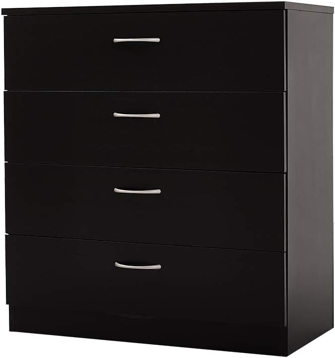 Panana Wooden 3/4/5/6 Chest Of Drawers with Metal Runner Modern Bedroom