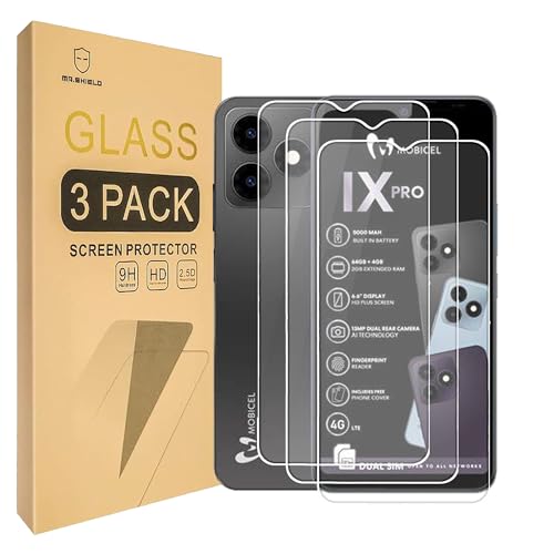 (3 Pack) Compatible for Mobicel IX Screen Protector Tempered Glass [Hardness 9H ][High definition] [Anti Scratch] FM-99