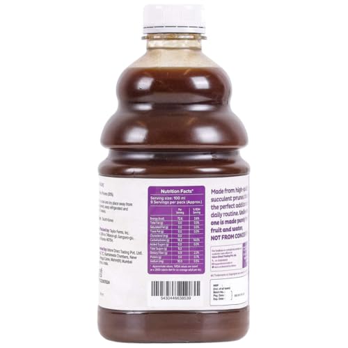 Image of Urban Platter Pure California Prune Juice, 946ml, Pack of 2 (No Added Sugar | Natural Digestive Support | Source of Antioxidants & Potassium | Preservative-Free)
