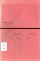 Proceedings of the American Academy and Institute of Arts and Letters 0915974282 Book Cover