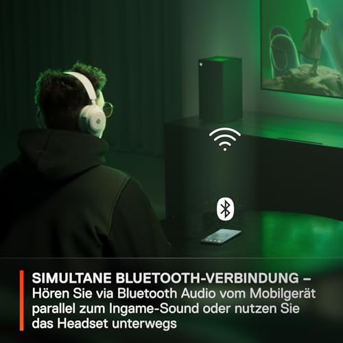 SteelSeries Arctis Nova 7X Wireless- Multi-Plattform Gaming-Headset-PS5,PC,Mobile - Magnetische Neodym-Treiber- 2… – Ansicht 2