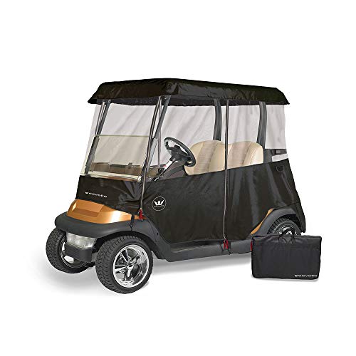 Greenline 2 Passenger Golf Cart Cover Eevelle | Durable 2 Passenger Golf Cart Enclosure | Comes with Hinged Door, for Club Car, Yamaha, EZGO, and All Models