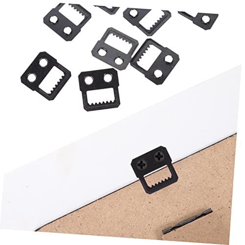 Image of TEHAUX 100pcs Picture Frame Hooks Screws Heavy Duty Hanger for Wall Decor Easy to Install Picture Hanging Hardware for Clocks Mirrors and Artwork Display