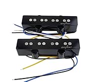 1 Set Neck/Bridge Jazz JB Electric Bass Guitar Pickups. Suitable for bridge and neck position. Neck: 12K, Bridge: 13K. Bass pickup fit Fender 4 string Jazz bass guitar part.