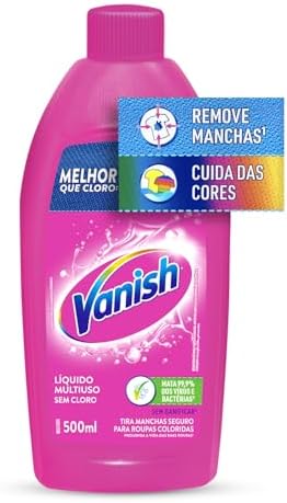 Tira Manchas Vanish Líquido Multiuso para roupas coloridas 500ml