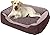 CLOUDZONE Dog Bed Machine Washable Rectangle Breathable Soft Cotton with Nonskid Bottom Extra Large Pet Bed for Medium and Large Dogs or Multiple