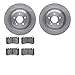 Dynamic Friction Company Rear Brake Rotors with 5000 Advanced Brake Pads 6502-63344