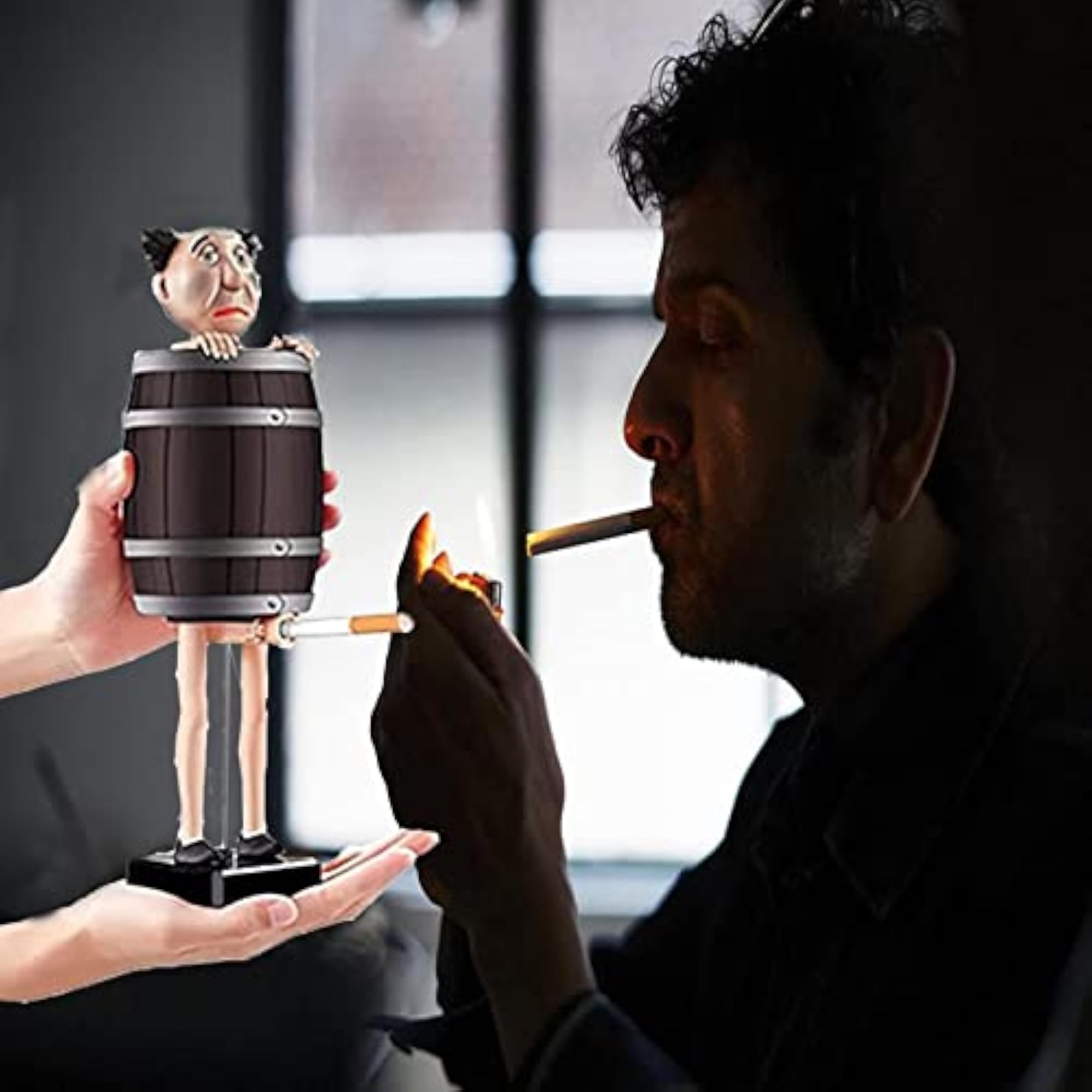 Funny Cigarette Holder Portable Automatic Bounce Case