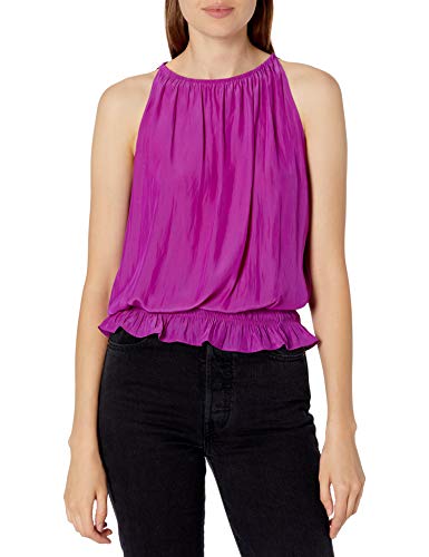 Ramy Brook Women's Sleeveless Lauren Top, Boysenberry, Extra Small