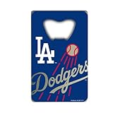 FANMATS 62535 Los Angeles Dodgers Credit Card Style Bottle Opener - 2β x 3.25