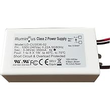 350mA Constant Current 1-8 Watt DC LED Driver Transformer UL Approved