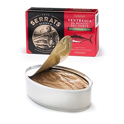 Conservas Serrats - Ventresca de Bonito del Norte en Aceite de Oliva - Lata de 115g