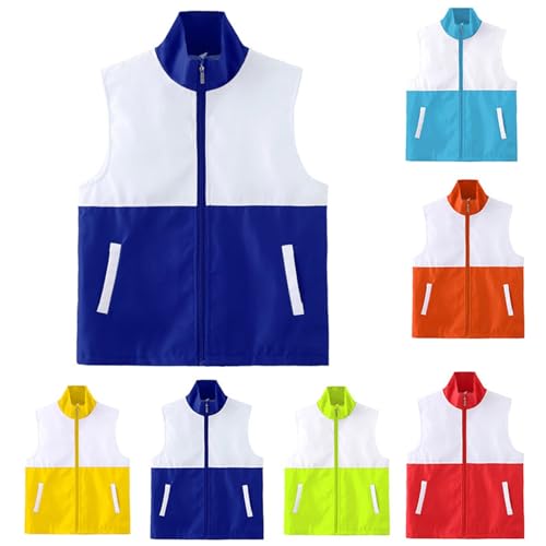 Cambkatl Men's Full Zip Stand Collar Golf Vest Lightweight Softshell Outerwear Sleeveless Hiking Runing Jacket with Pockets2