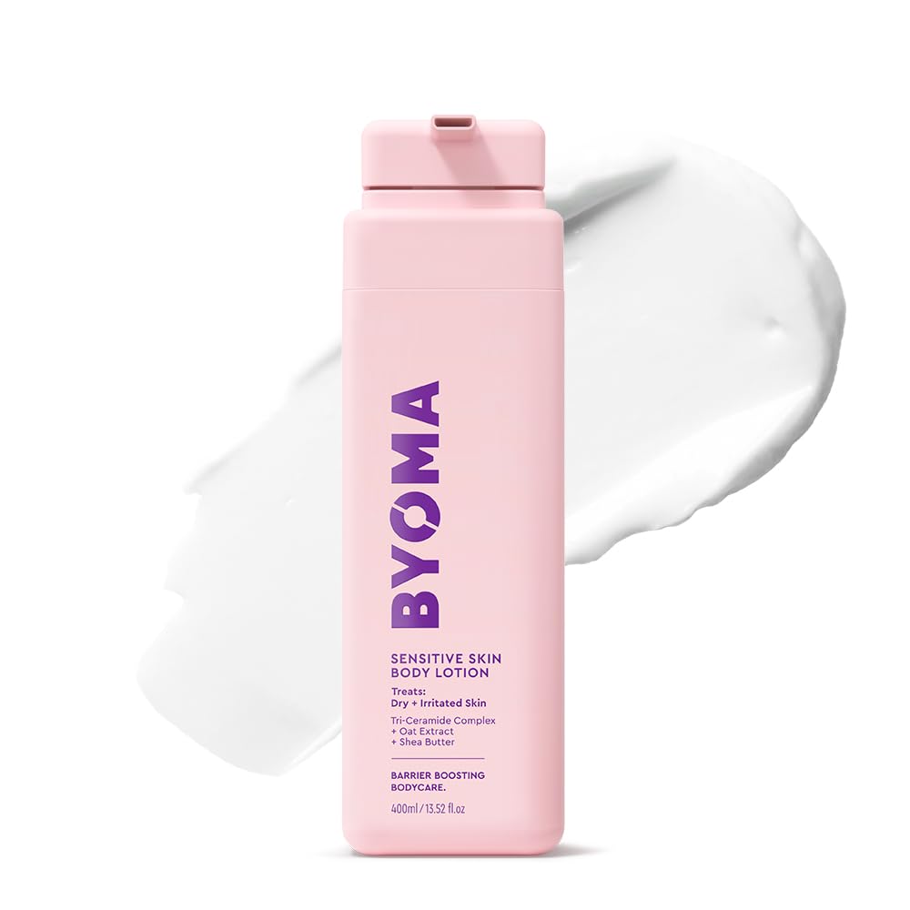 BYOMA Sensitive Body Lotion - For Dry, Irritated Skin - Fragrance-Free Moistu...