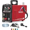bestarc Pilot Arc Plasma Cutter, [LED Display][Air Sensor] 50A Plasma Cutter Machine 110/220V Dual Voltage, 1/2'' Clean Cut 3/4 Inch Max Cut, Post Flow Mesh, 2T/4T for Beginners DIY, Red