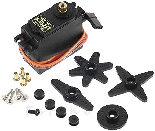 zalati Servo Motor 2pcs Control Angle 180° Digital Metal Gear High-Speed 20KG Torque Servo for RC Car Robot Boat Helicopter - 95 - Image 2