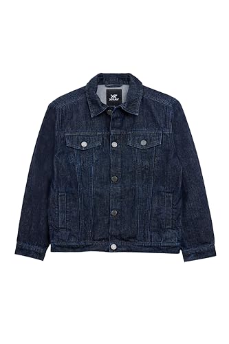 Image of X RAY Boys & Kids Denim Jean Jacket, 100% Cotton & Cotton Flex Washed Fall Outerwear Trucker Casual Jacket for Boys