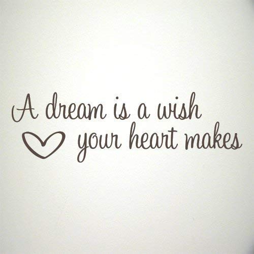 A Dream is a Wish wall sticker Handmade Products