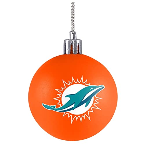 FOCO NFL Team Logo 12-Pack Ball Hanging Tree Holiday Ornament Set - Image 3
