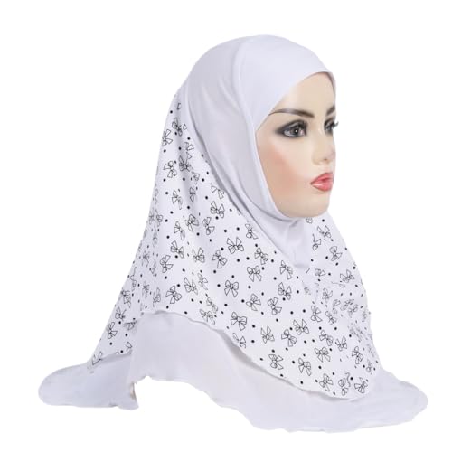 Ready To Wear Ramadan Pray Lightweight Hijab for Girls Muslim Jersey Arab Instant Head Wrap Scarf Turban2