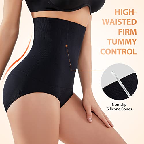 Body Shaper for Women,High Waisted Tummy Firm Control Slimming Waist Panties2