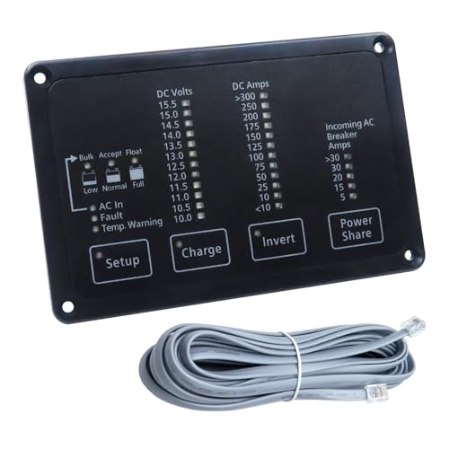 Image of 12V Remote Control Panel 84-2056-01, Compatible with Xantrex Heart FDM-12-25, Fit for Freedom 81-2010-12 Inverter /Charger