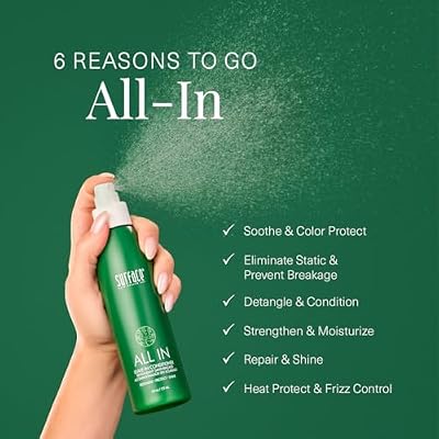 SURFACE Hair ALL IN Leave In Conditioner - Detangles, Controls Frizz & Strengthens for All Hair Types- 6 fl oz