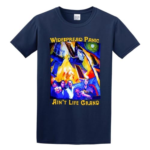 Photo de Guncha Widespread Panic Vintage T Shirt for Men Navy XL