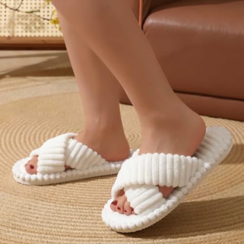 Cozy Winter Slippers For Women Indoor Outdoor Soft Fleece Lined Shoes With Durable Sole Comfortable Home Footwear3