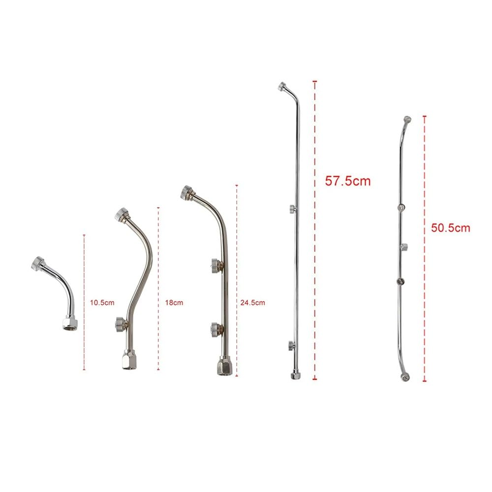 Distributeur De Pulvérisation, Buse De Pulvérisation, Pièce Accessoire, Outil D'arrosage en Acier Inoxydable, Raccord De Jardinage Agricole 1 Pièce(50.5cm)