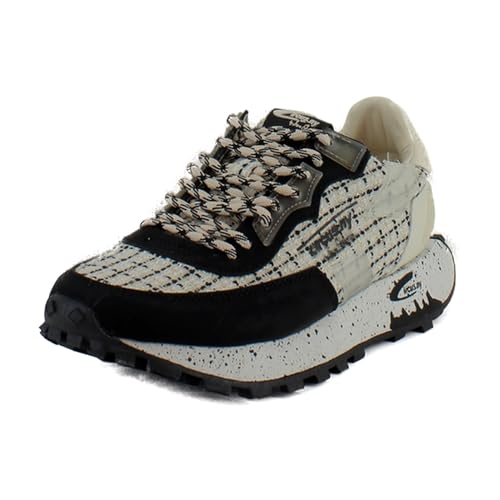 Circus NY by Sam Edelman Women's Devyn Sneaker, Vanilla Bean/Black, 7.5