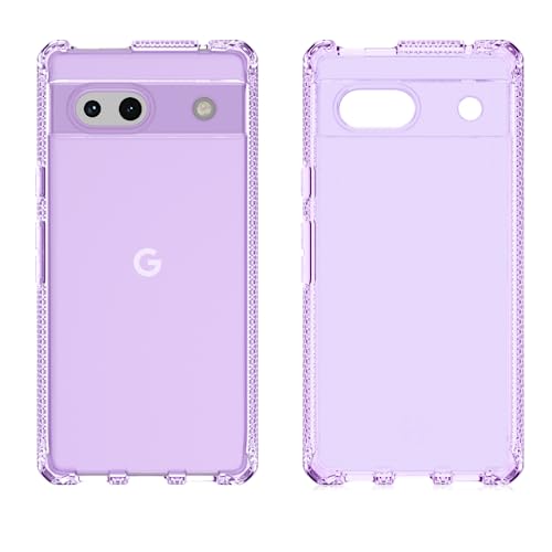 Coque Pixel 7a Itskins Spectrum R antichoc violet clair transparente