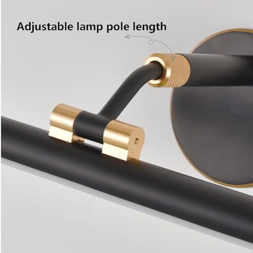 Lámpara de pared larga LED negra para iluminar el salón dormitorio o escalera 3