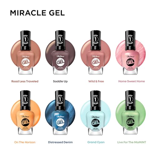 Sally Hansen Miracle Gel Nail Polish, Two-Step System, 241 Home Sweet Home Pink - image 6