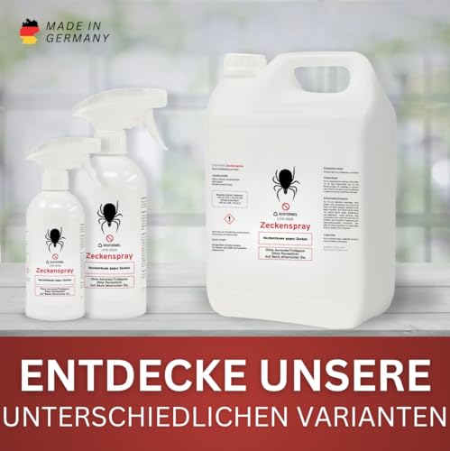BIODELTA Zeckenspray - Zecken effektiv bekämpfen - Anti-Zecken-Spray für Outdoor-Aktivitäten - Zeckenschutz Spray mit Langzeitschutz - Ideal für Wandern, Camping & Garten (500 ml) (39,90 Euro/L)