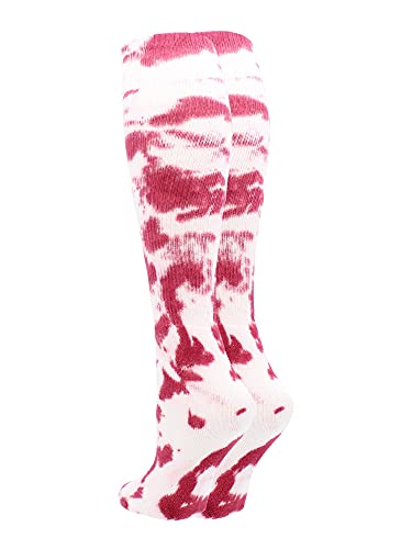 Image of Tie Dye Multisport Tube Socks Soccer Softball Volleyball for Girls Boys Women and Men Youth and Adult