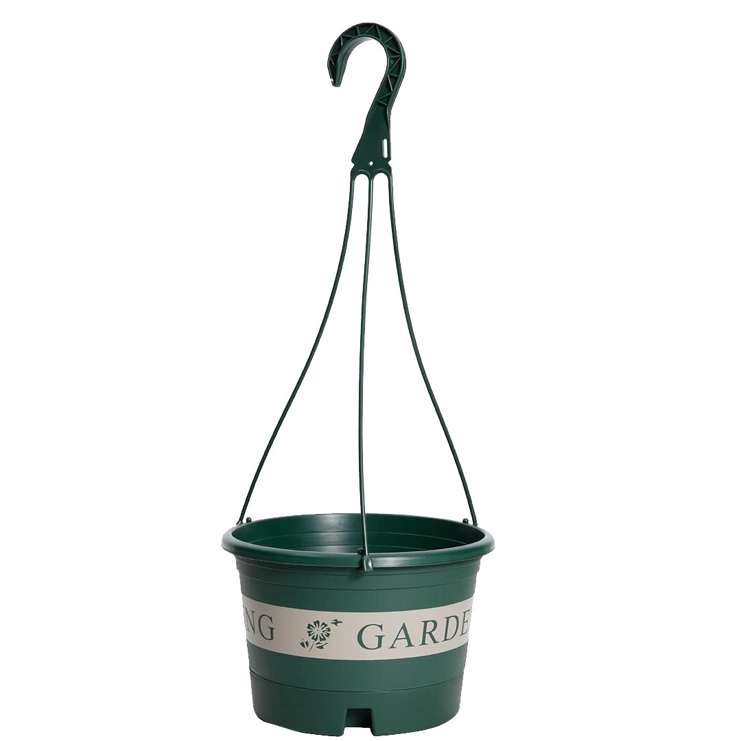 Kuber Industries Flower Pot|Hanging Pots for Plants Balcony Railing|Medium|Green | (Pack of 3) (B0CW2ZZ62F) Amazon Price History, Amazon Price Tracker