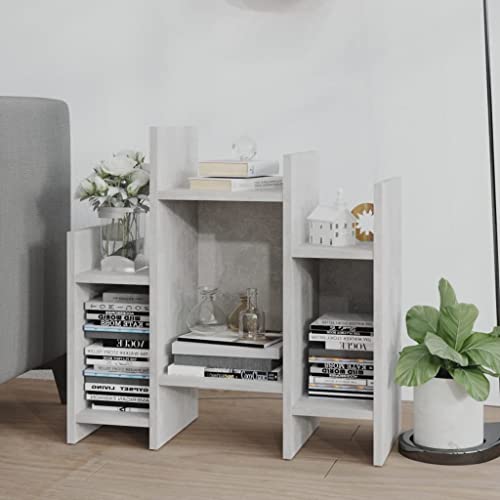 Romhzks Credenza Grigio Cemento 60X26X60 Cm In Truciolato, Mobiletti Salvaspazio Offerte, Mobile Ingresso Salvaspazio, Adatto A Camere Da Letto, Soggiorni E Ingressi - 4