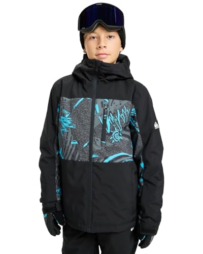 Quiksilver Side Hit Printed - Chaqueta técnica snow - niños 4-16 - Negro.