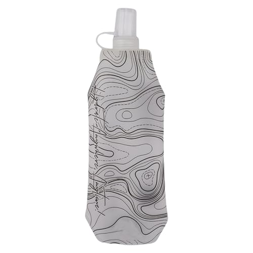 Botella de senderismo – Botella plegable y compacta – Botella impermeable ligera para ciclismo, deportes al aire libre, senderismo, camping, mochila sin fugas