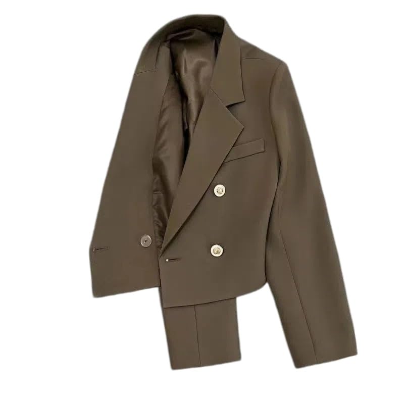 Blazer Donna,Blazer da Donna Elegante, Blazer da Ufficio per Signore, Giacca da Completo a Maniche Lunghe Versatile per la Città