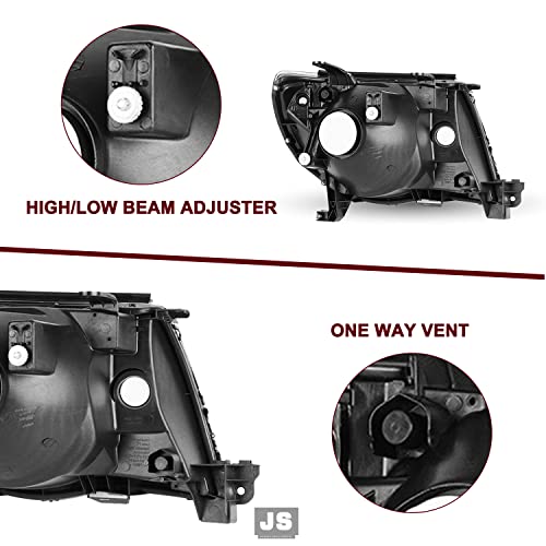 Image of JSBOYAT Halogen Headlight Assembly for 2005-2011 Toyota Tacoma Pickup